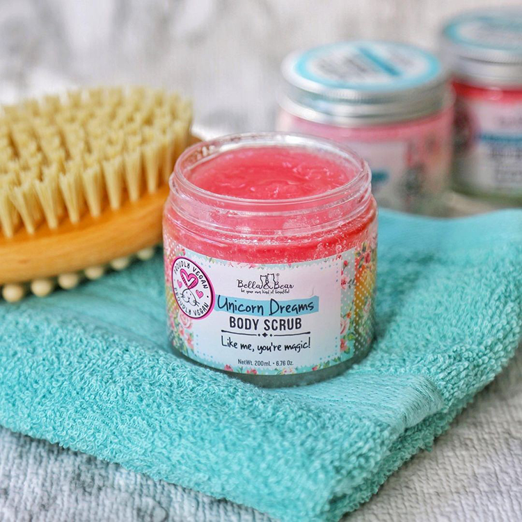 Bella & Bear Body Scrub Unicorn 6.7 oz. - PinkPro Beauty Supply