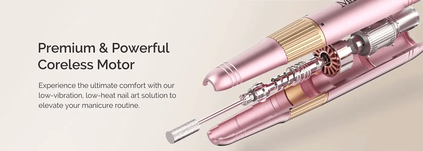 MelodySusie Nail Drill Full Set - Student Manicure Kit #2 - PinkPro Beauty Supply