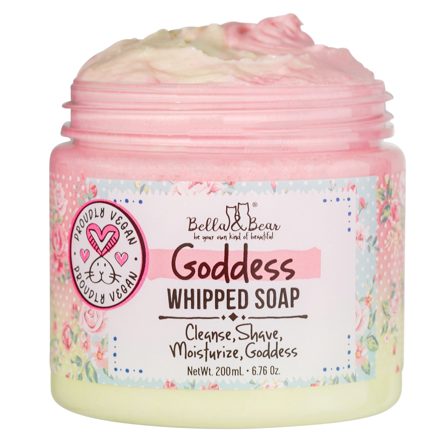 Bella & Bear Goddess Whipped Soap & Shave Cream 6.7oz