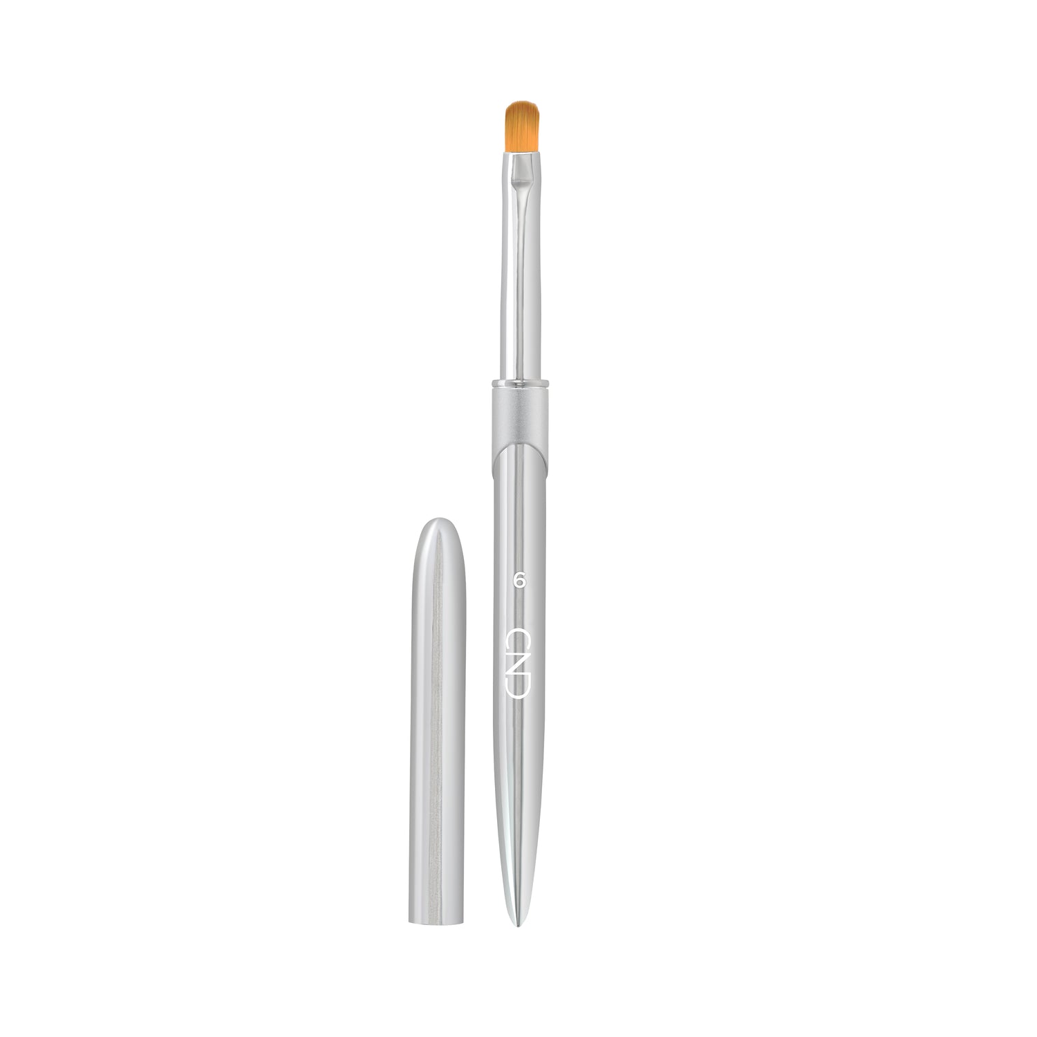 CND Pro Sculpting Gel Oval #6 Brush - PinkPro Beauty Supply