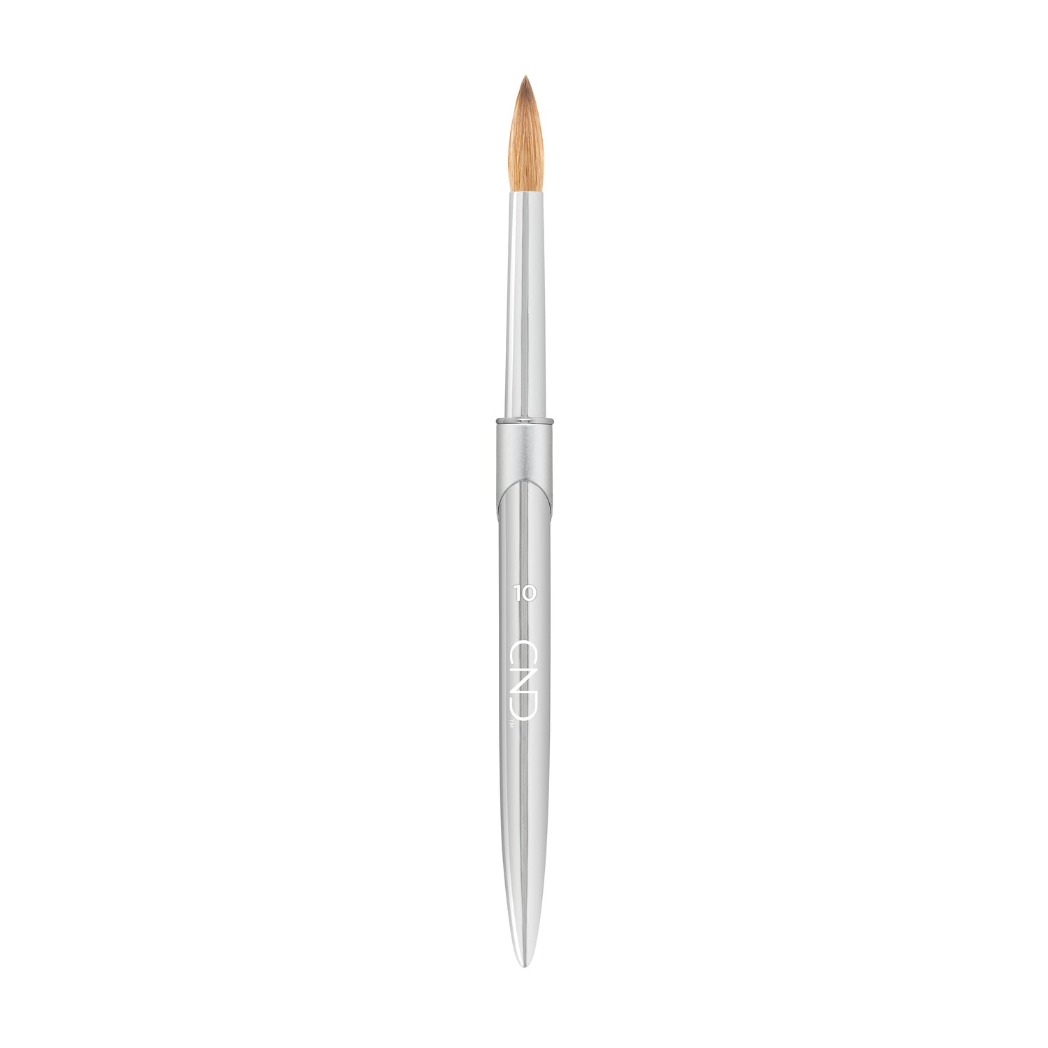 CND Pro Sculpting Liquid & Powder Round Brush Size #10 - PinkPro Beauty Supply