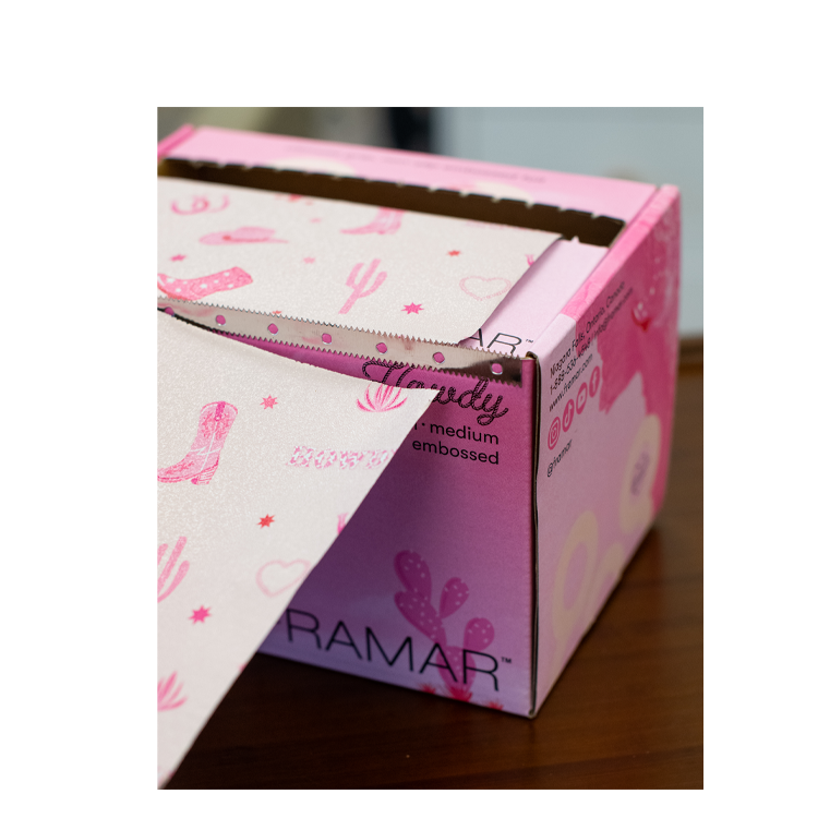 Framar Howdy Embossed Foil Roll 320 Feet