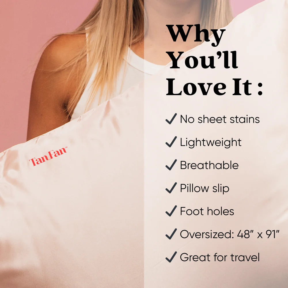 Tan Fan Sleep Sac Self Tan Pink