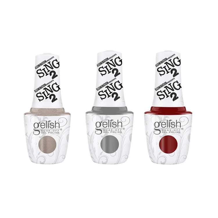 Gelish Soak-Off Sing 2 Bundle .5 oz.