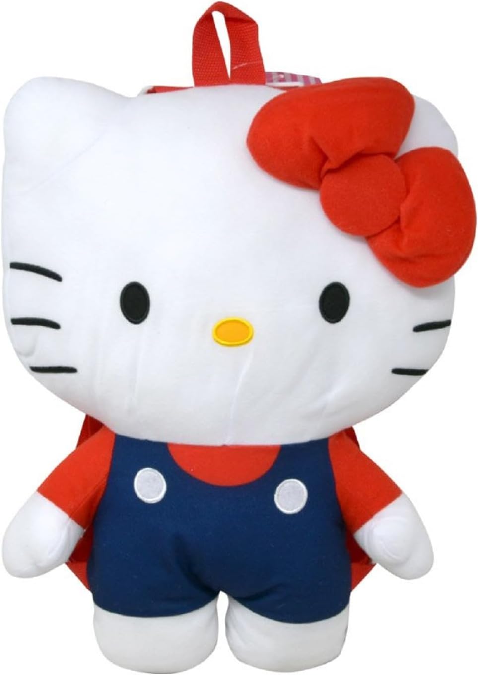 Fast Forward Kids' Hello Kitty Plush Backpack, White, Large