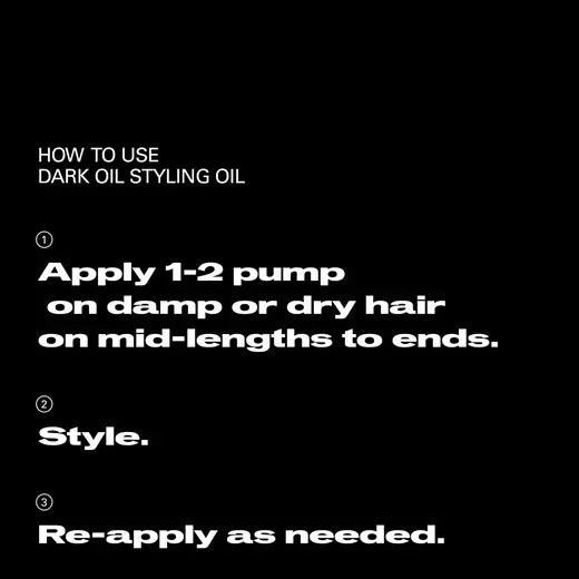 Sebastian Professional Dark Oil Smooth and Shine Styling Oil 3.3 oz.