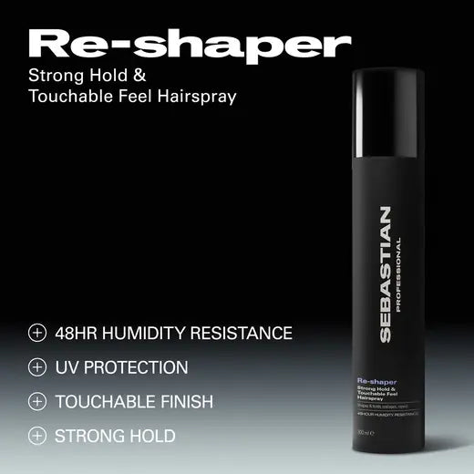 Sebastian Professional Reshaper | Strong Hold & Touchable Feel Hairspray