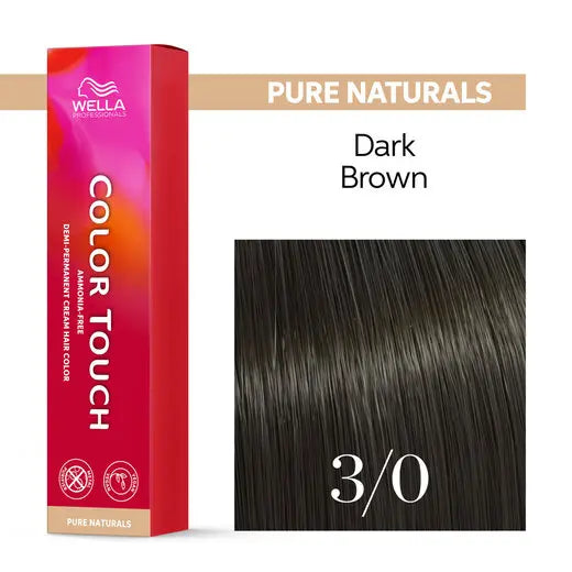 Wella Demi-Permanent Color Touch 3/0 Dark Brown 2 oz.