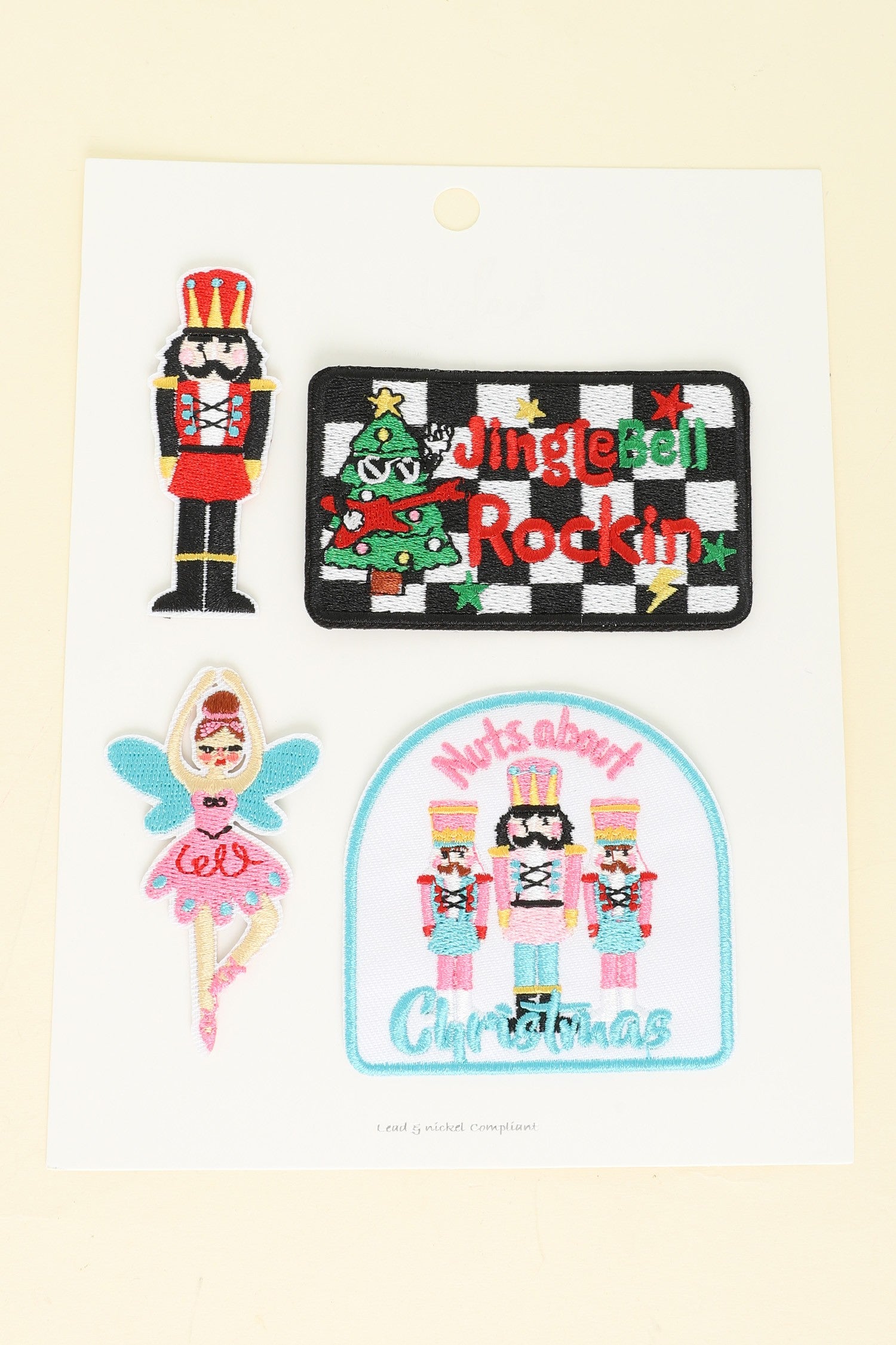 Nuts About Christmas Patch Set