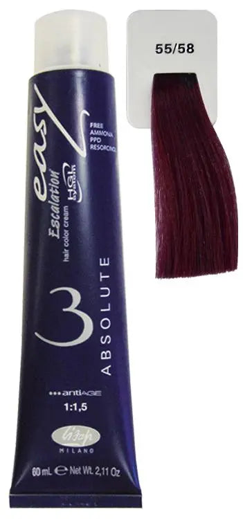 Lisap Easy Absolute 3 Ammonia Free Permanent Color 55/58 Lisap