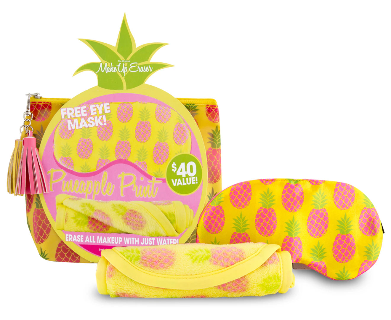 The Original MakeUp 3-Piece Set - Pineapple - PinkPro Beauty Supply