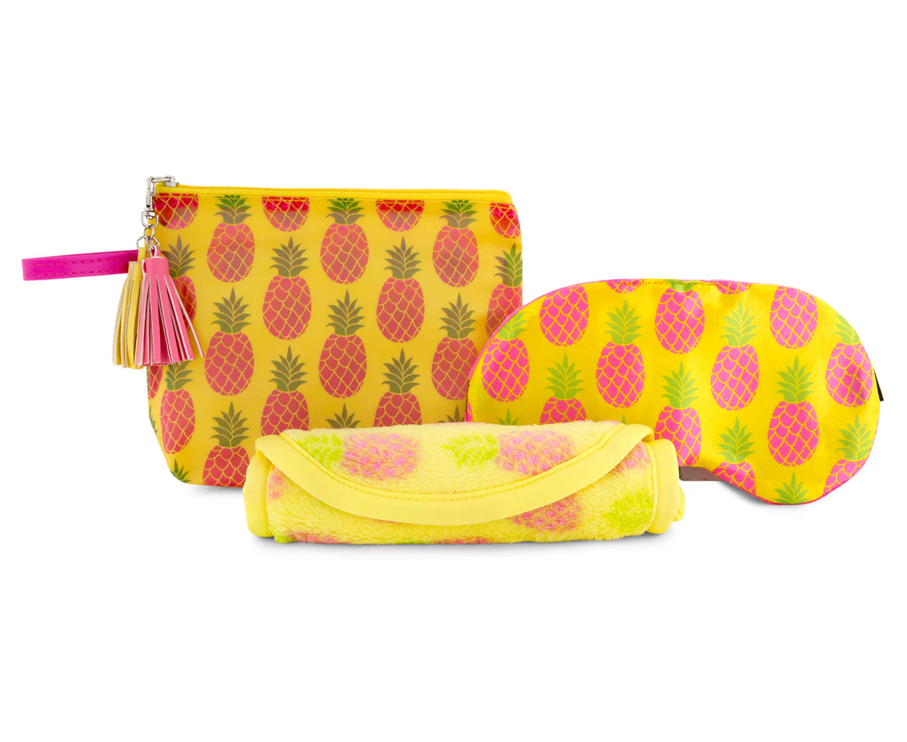 The Original MakeUp 3-Piece Set - Pineapple - PinkPro Beauty Supply