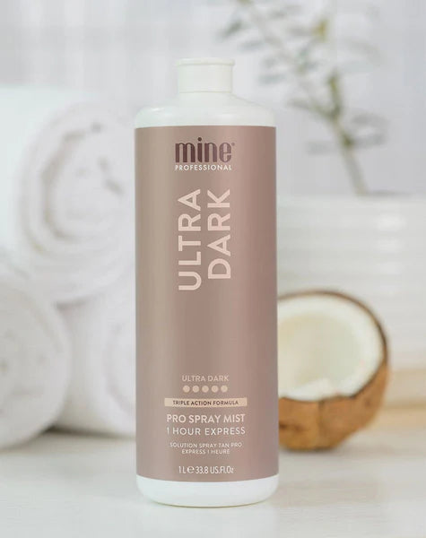 MineTan Ultra Dark Pro Spray Mist - 33.8 oz. - PinkPro Beauty Supply