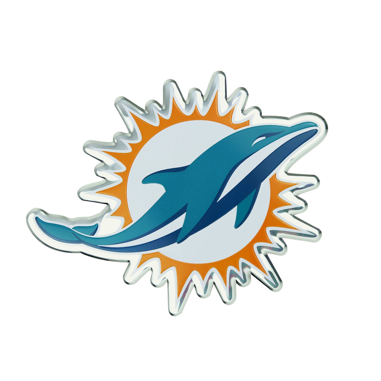 Fanmats Miami Dolphins Embossed Color Emblem