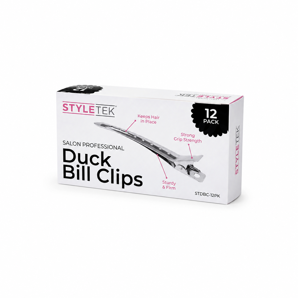 StyleTek Duck Bill Clips - 12 Pack