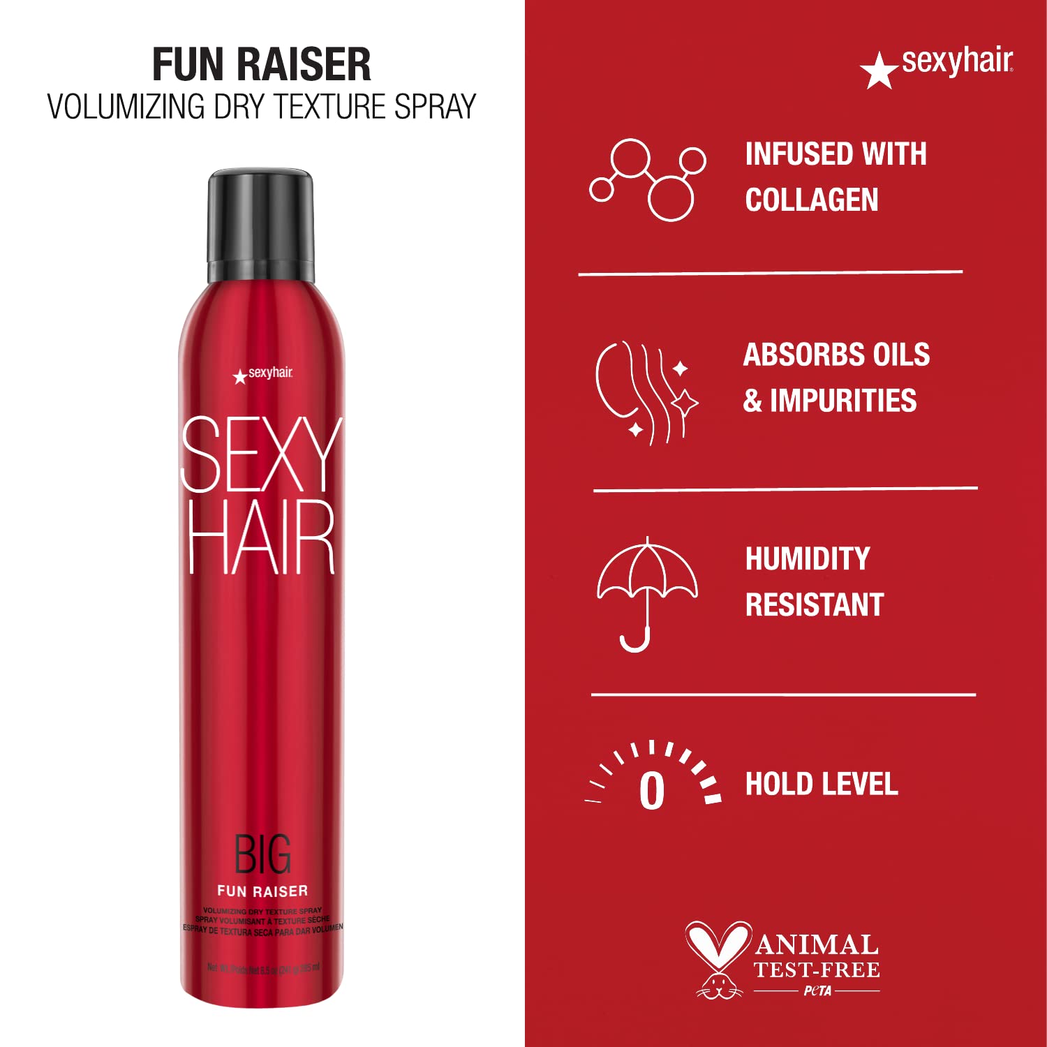 Sexyhair Fun Raiser Dry Volumizing Dry Texture Spray
