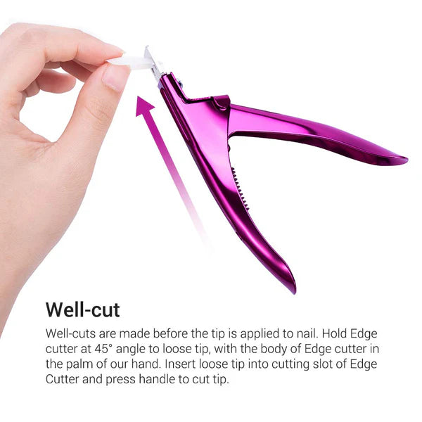 MelodySusie Acrylic Nail Clipper - Plum - PinkPro Beauty Supply