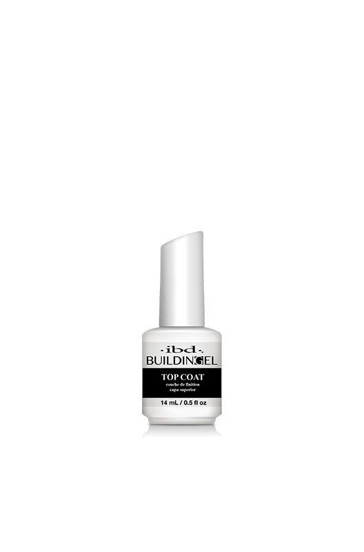 IBD Building Gel Top Coat - 0.5 oz. - PinkPro Beauty Supply