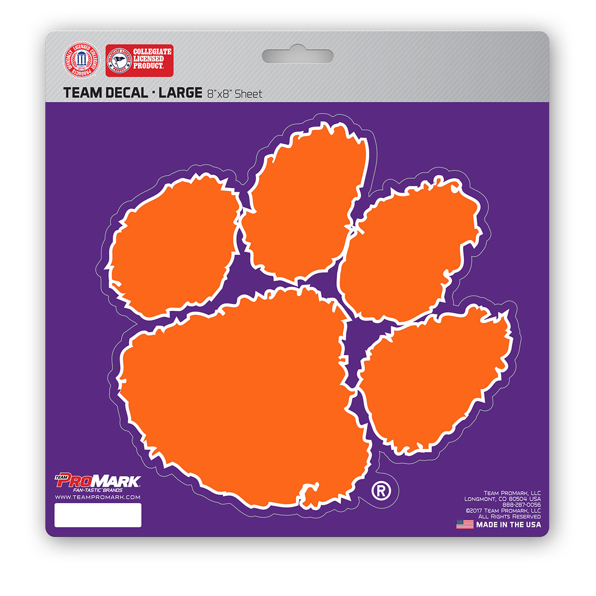 Fanmats Clemson Tigers Large Decal