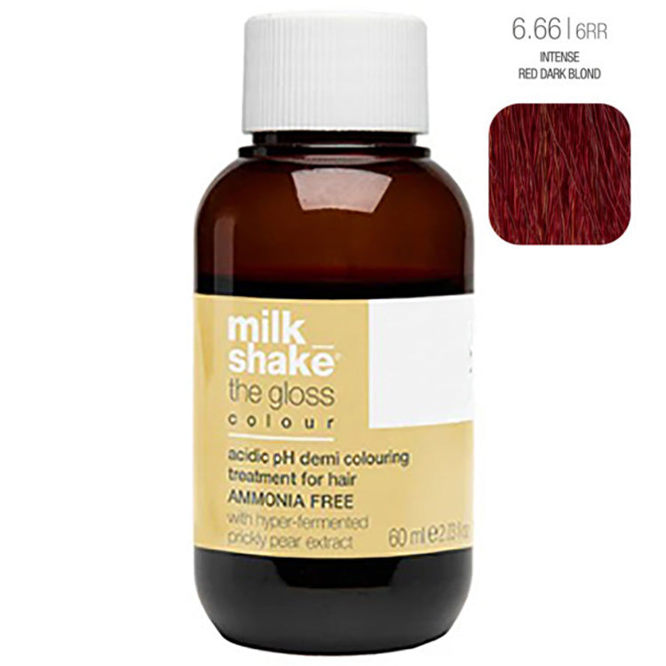 Milk_Shake The Gloss Demi Permanent Color -#6.66/6RR Intense Red Blonde - PinkPro Beauty Supply