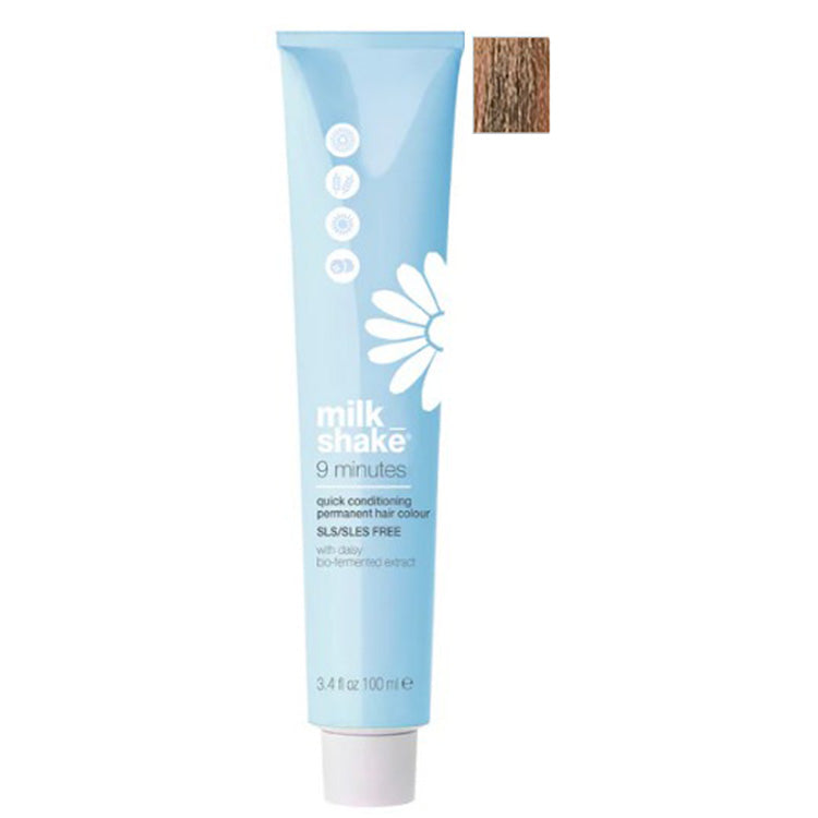 Milk_Shake 9 Minute Permanent Color 7.13 Ash Golden Medium Brown - PinkPro Beauty Supply