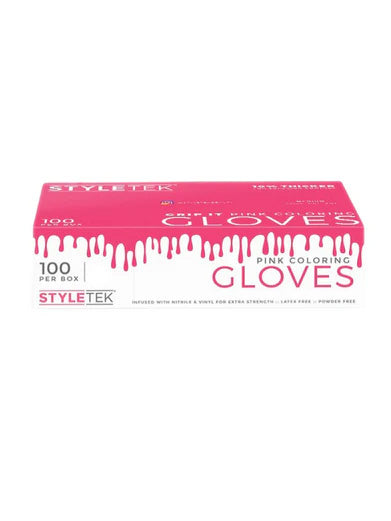 STYLETEK PINK COLORING GLOVES SMALL