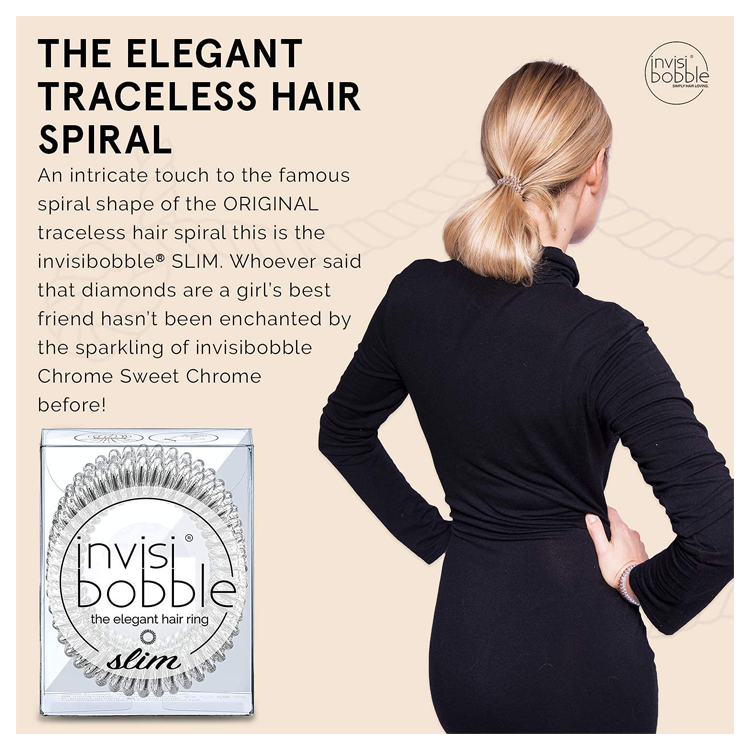 Invisibobble Slim- Chrome Sweet Chrome