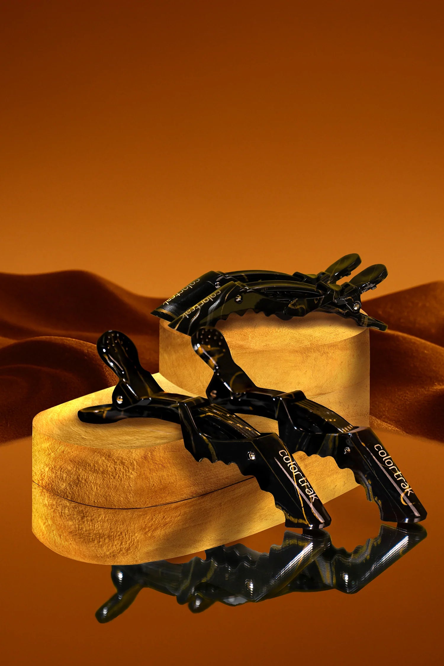 Colortrak Midnight Lux Croc Clips - 4 Pack