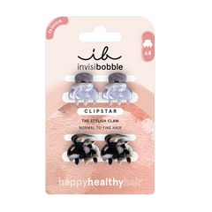  Invisibobble Clipstar Petite: Unbreakable, chic claw clip set for all-day hold. Stylish updos from day to night!