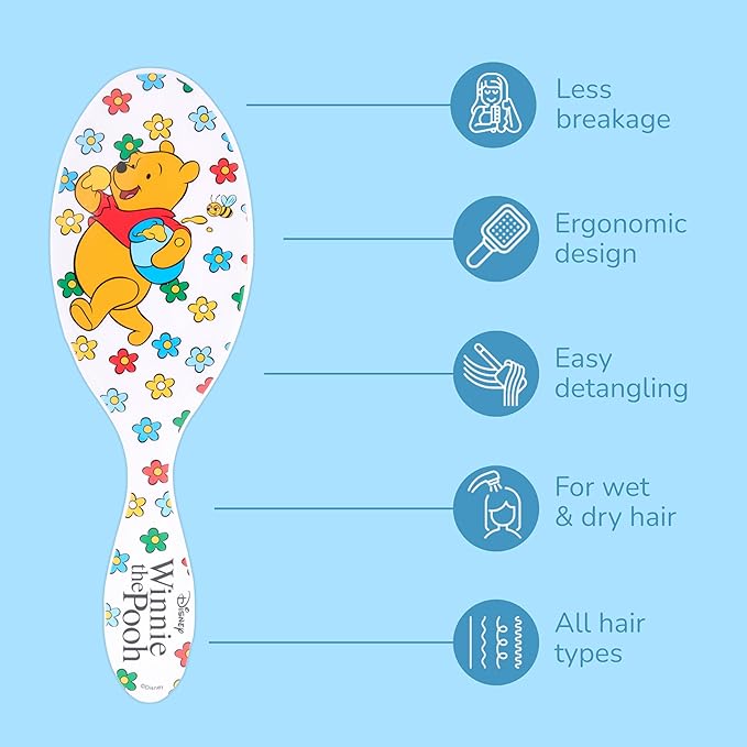 Wet Brush Original Detangler Brush- Hunny Pooh