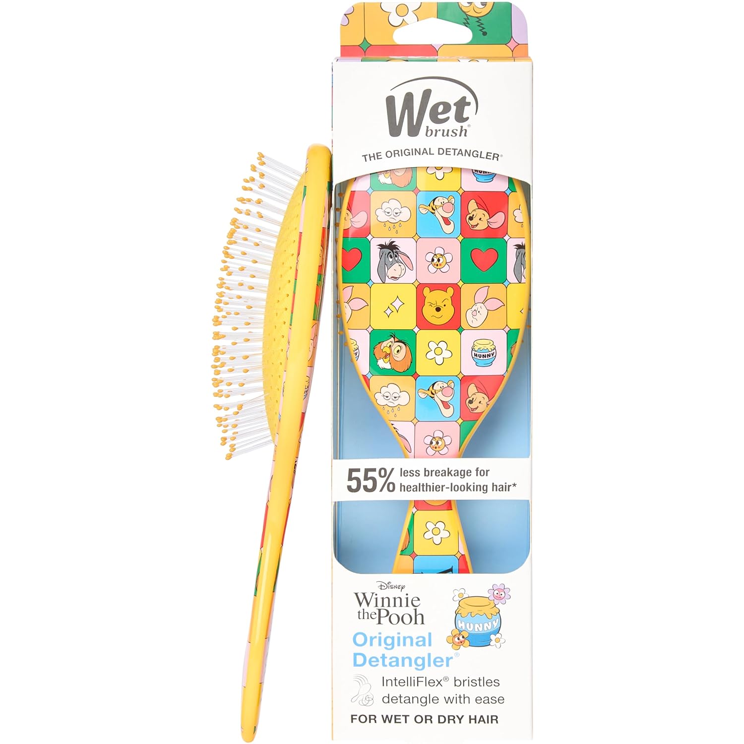 Wet Brush Original Detangler Brush- Pooh & Friends