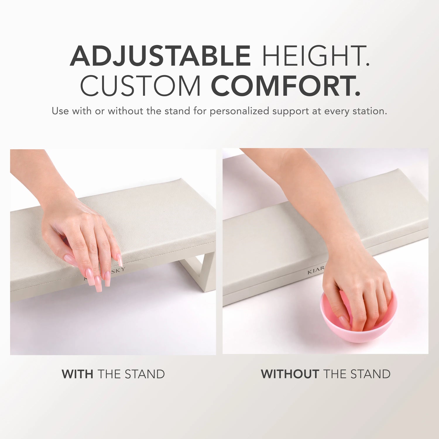 Kiara Sky Professional Nail Arm Rest – Tan