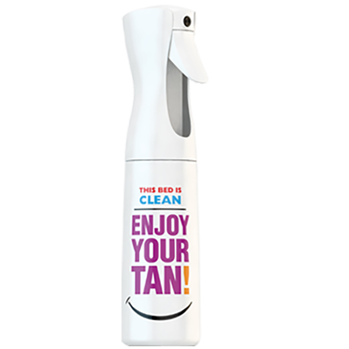 Tanning Bed Cleaner Spray Bottle - 10.144 oz. - PinkPro Beauty Supply