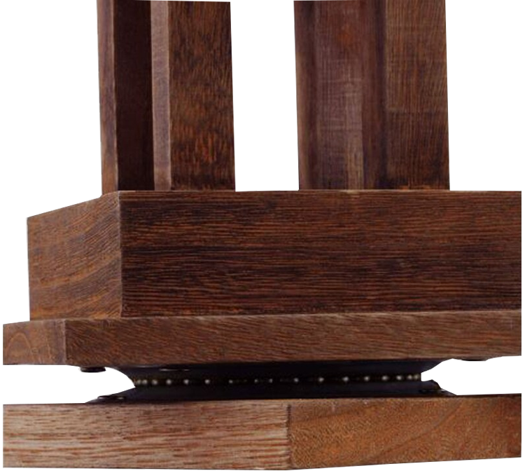 Empty Wooden Rotating Tower Display Stand