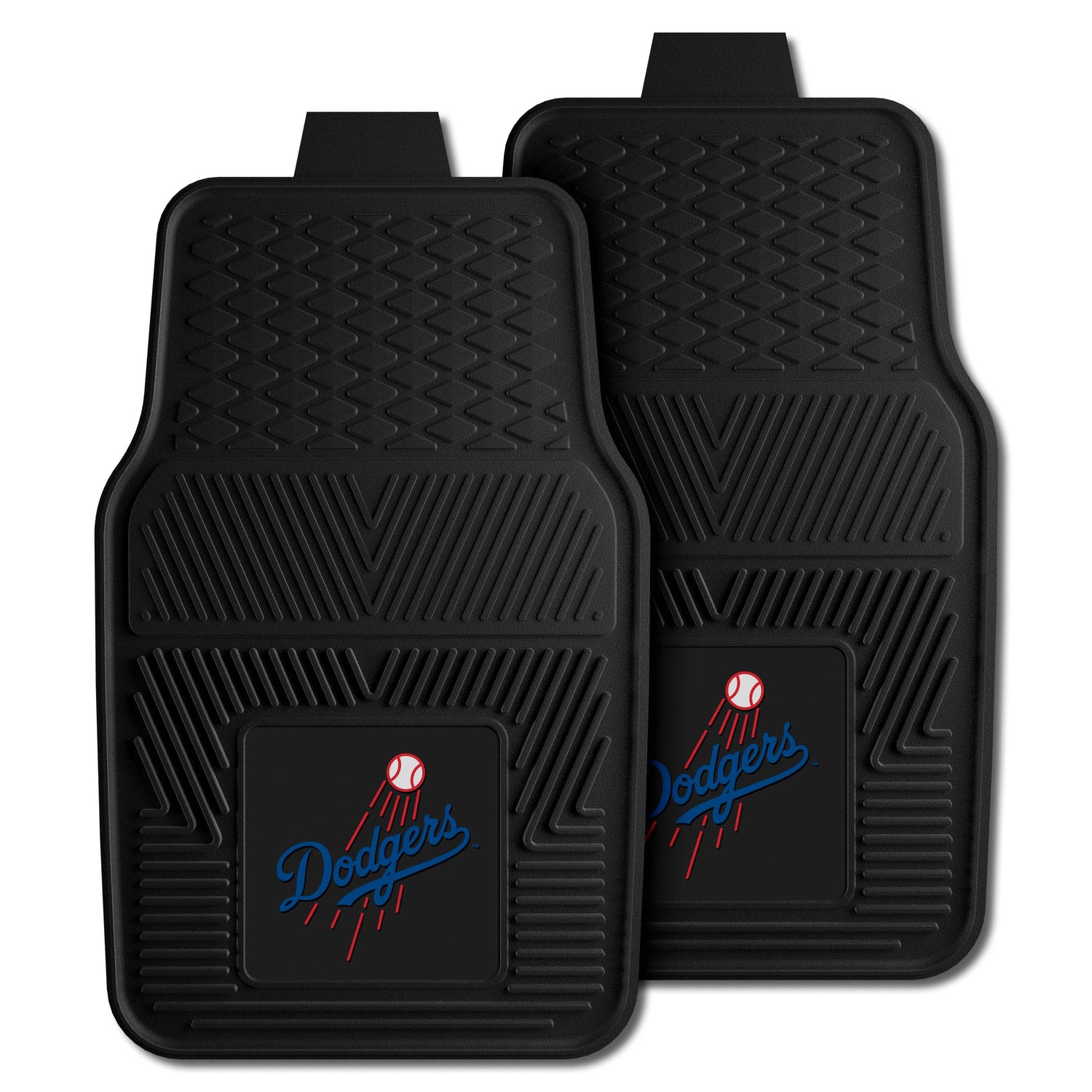 Fanmats Los Angeles Dodgers 2pc Vinyl Car Mat Set