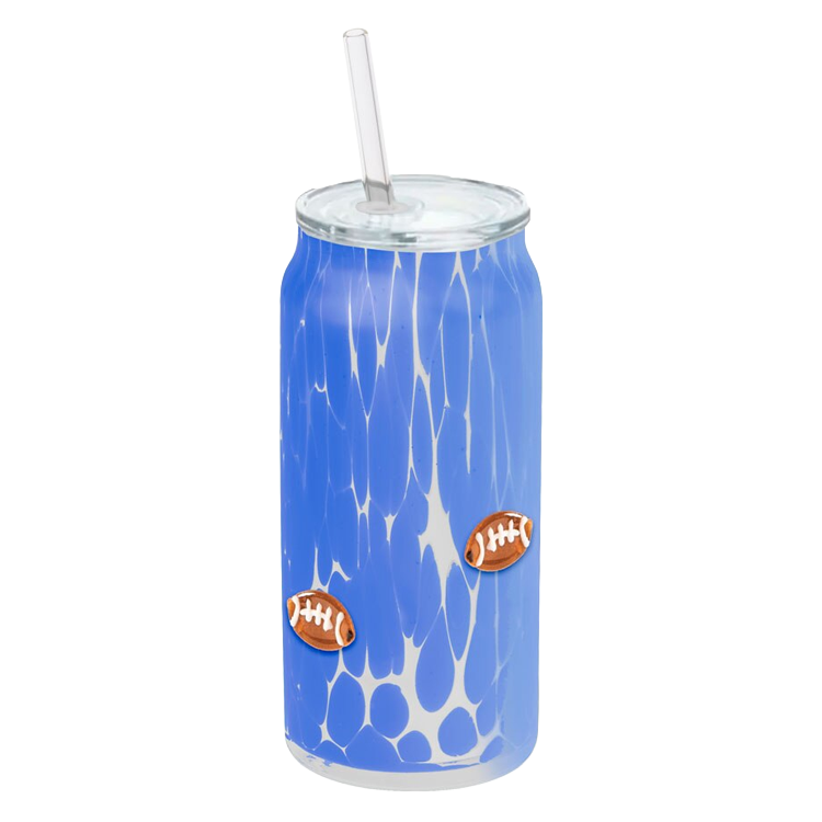 Swig Life Royal Football Charm Glass 23 oz