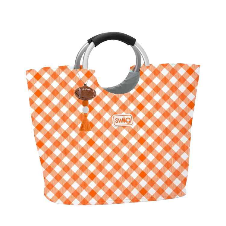 Swig Life Loopi Tote Gingham Orange