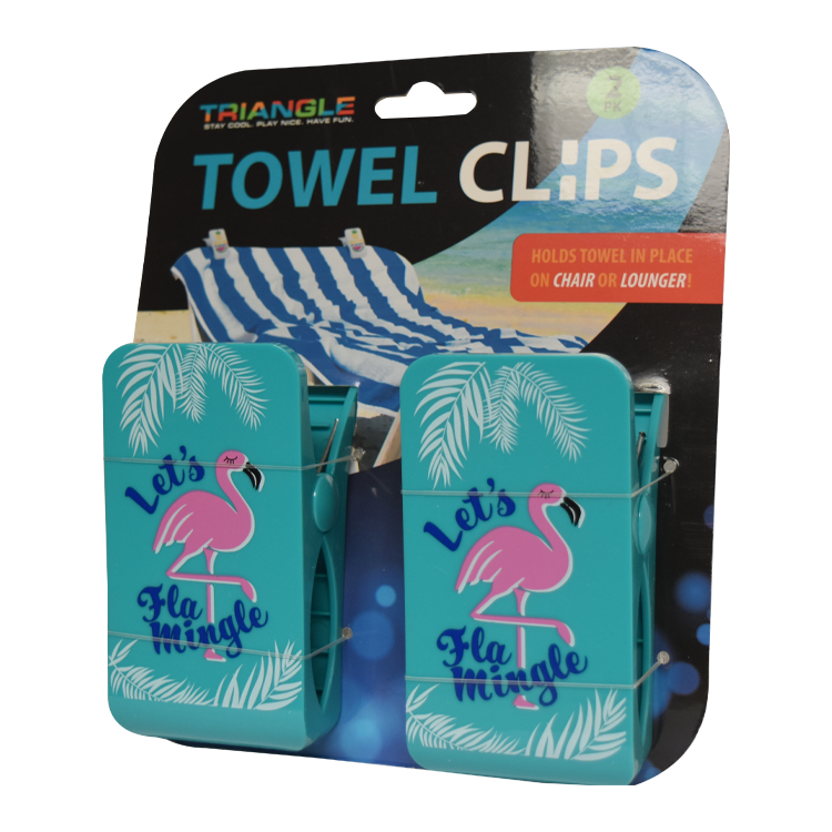 Flamingo Towel Clips