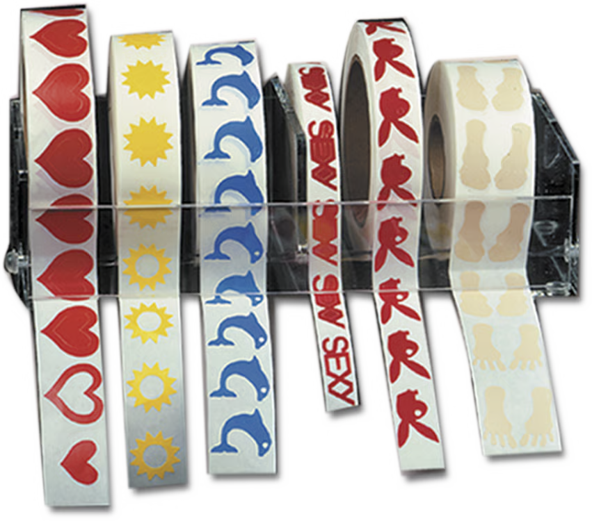 Body Stickers Acrylic Dispenser - Small (Empty)