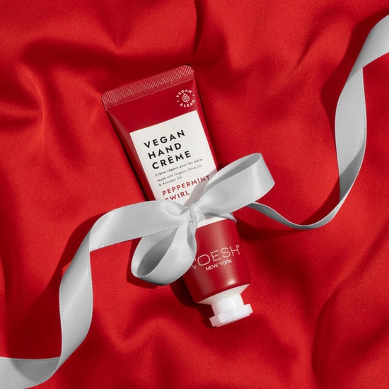 Voesh Vegan Hand Creme - Peppermint Swirl 1.5 oz.