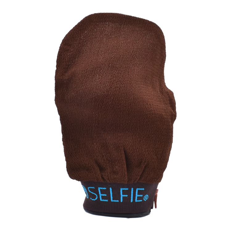 Devoted Creations Selfie Exfoliating Mitt Brown No Thumb