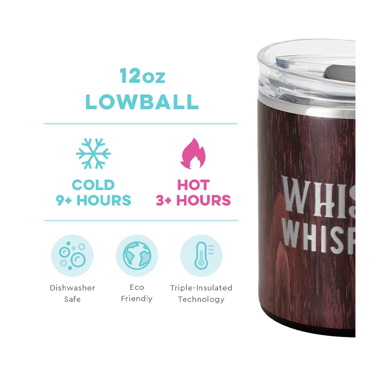 Swig Life Lowball Tumbler 12 oz. - Whisperer Swig Life