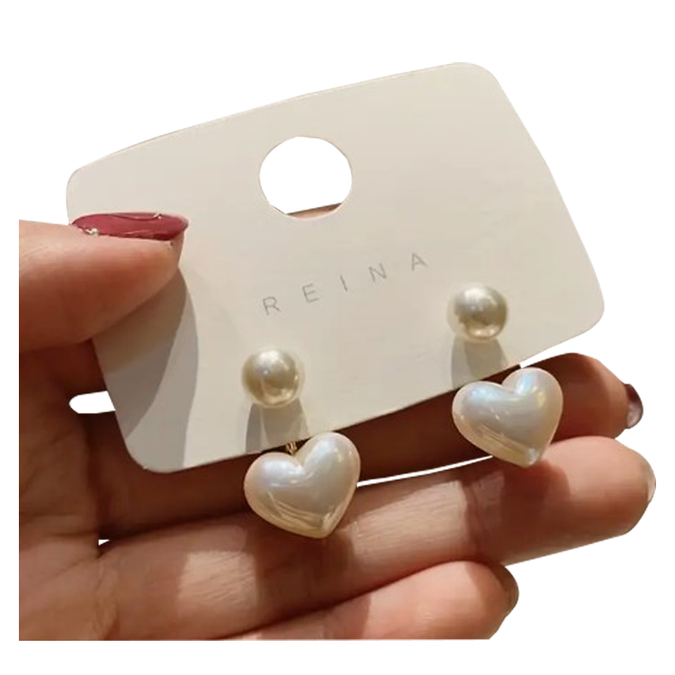 Earrings Mini Pearl Hearts*