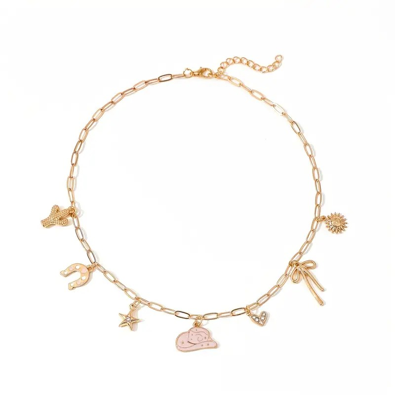 Necklace Coquette Western Charm - PinkPro Beauty Supply