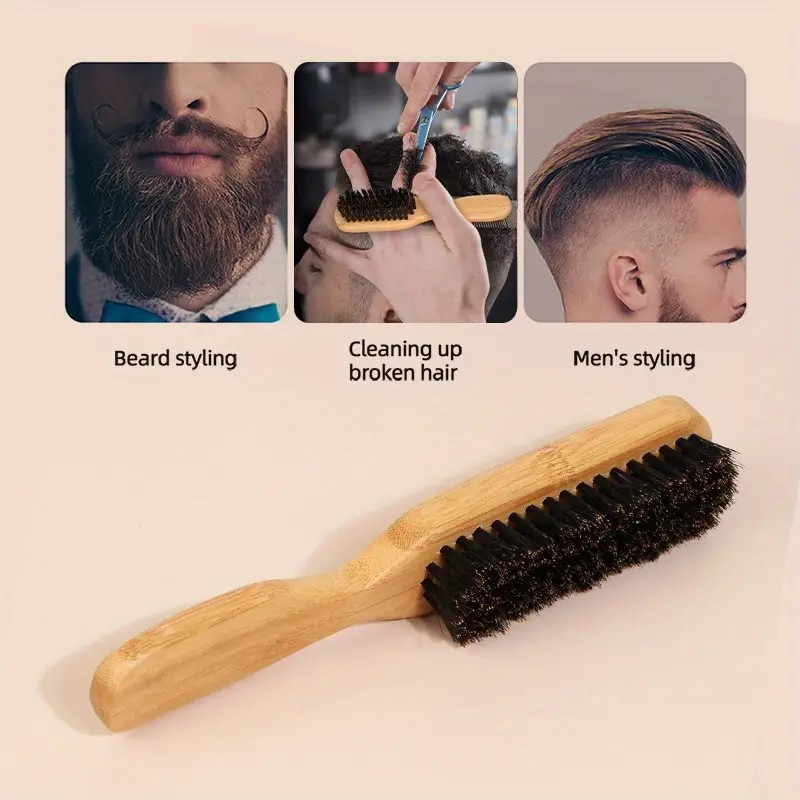 Wooden Brush - Slick Back Hair Tool - PinkPro Beauty Supply