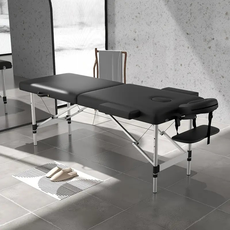 Massage Table - Portable Black Metal 24