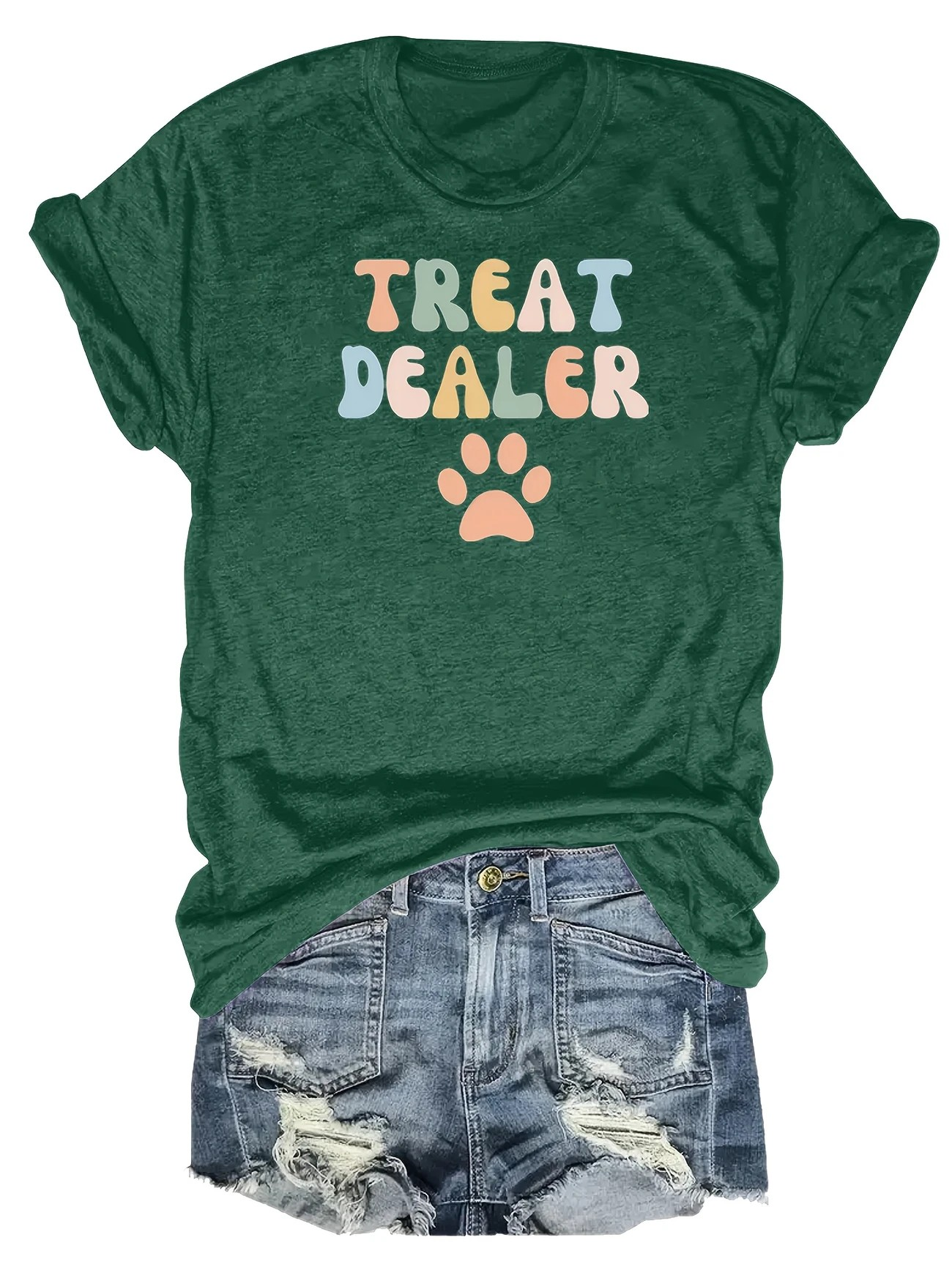 Graphic T-shirt Pet Treat Dealer - PinkPro Beauty Supply