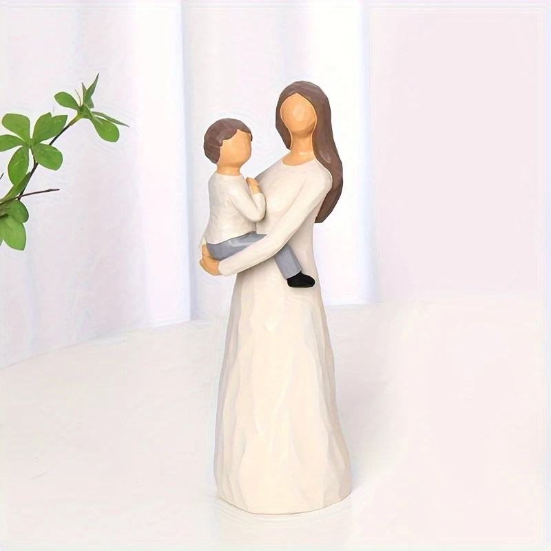 Gift Figurine - Mother Holding Son - PinkPro Beauty Supply
