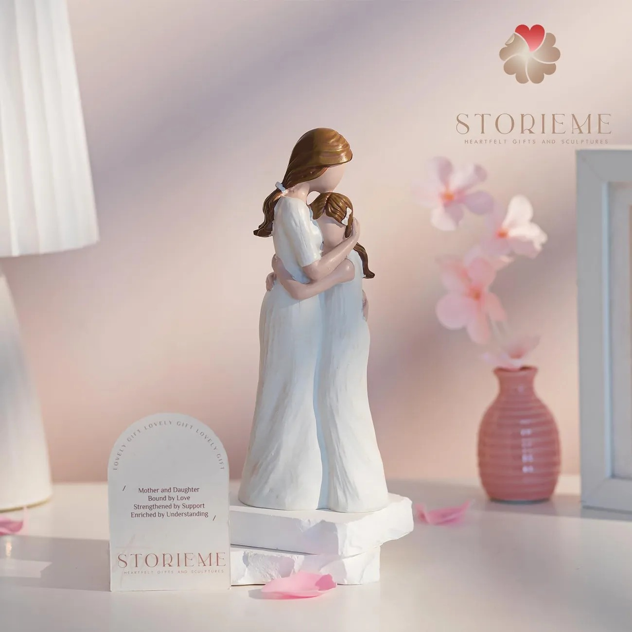 Gift Figurine - Mother & Daughter Hug Gift