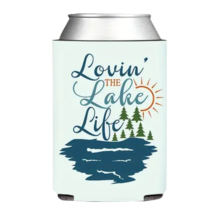 Gift Coozie Lovin the lake life /Lake All I Need Is Sunshine & Lake Water Double Sided - PinkPro Beauty Supply